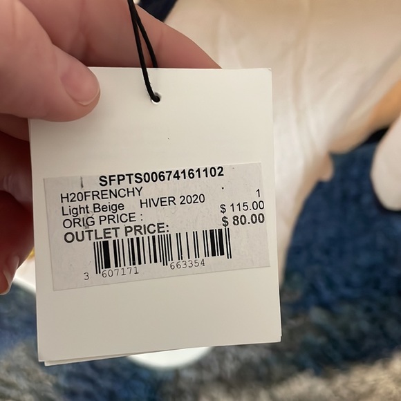 NWT Sandro beige t-shirt. Sex, sound & rock ‘n’ roll. Various sizes - Picture 4 of 9